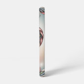 ブルーミングハート – クイリング紙アートのインスピレーション SAMSUNG GALAXYケース (左側面)