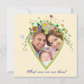 ブルーミングハート – 写真採用のお知らせ 案内状 (正面)