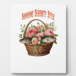 🌿ブルーミングバスケットチャーム🌿 フォトプラーク