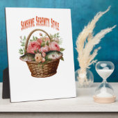 🌿ブルーミングバスケットチャーム🌿 フォトプラーク (側面)