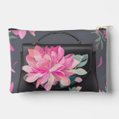 ブルーミングバラAIアート アクセサリーポーチ (裏面)