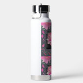 ブルーミングバラAIアート ウォーターボトル (右面)