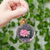 ブルーミングバラAIアート キーホルダー (手)