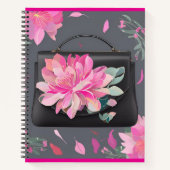 ブルーミングバラAIアート ノートブック (正面)