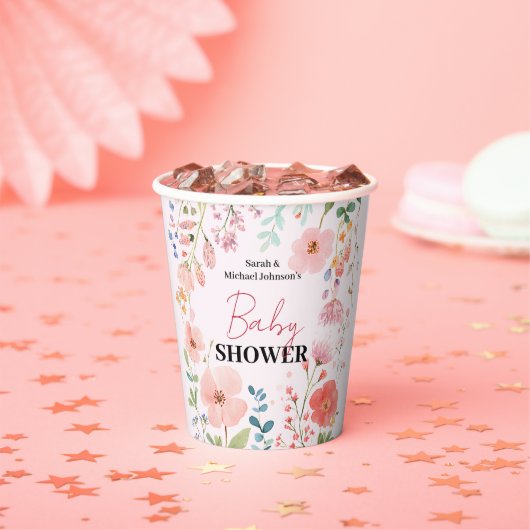 ブルーミングパス赤ちゃんシャワー 紙コップ (インサイチュ)