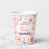 ブルーミングパス赤ちゃんシャワー 紙コップ (裏面)