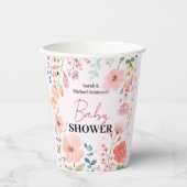 ブルーミングパス赤ちゃんシャワー 紙コップ (正面)