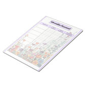 ブルーミングパープルガーデン_介入評価 ノートパッド (アングル)