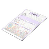 ブルーミングパープルガーデン(B) _Drug Card ノートパッド (アングル)