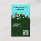 ブルーミングビジネスパーソナライズされたバタフライ気にラン 名刺 (正面)