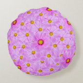 ブルーミングピンクカッター円枕 ラウンドクッション (裏面)