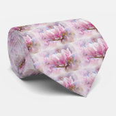 ブルーミングピンクパープルマグノリア – 春花 ネクタイ (ロール)