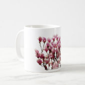 ブルーミングピンクマグノリアス春花 コーヒーマグカップ (正面左)
