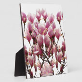 ブルーミングピンクマグノリアス春花 フォトプラーク (側面)