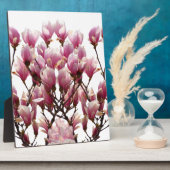 ブルーミングピンクマグノリアス春花 フォトプラーク (側面)