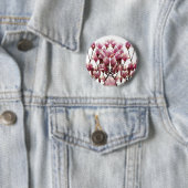 ブルーミングピンクマグノリアス春花 缶バッジ (インサイチュ)