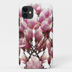 ブルーミングピンクマグノリアス春花 iPhone 11 ケース