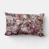 ブルーミングピンクマグノリアフィールド春花 ランバークッション (裏面)