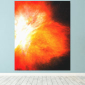 ブルーミングファイアネブラストレッチキャンバスプリント キャンバスプリント (インサイチュ (ウッドフロア))