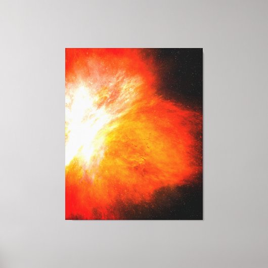 ブルーミングファイアネブラストレッチキャンバスプリント キャンバスプリント (正面)