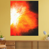 ブルーミングファイアネブラストレッチキャンバスプリント キャンバスプリント (インサイチュ (リビング))