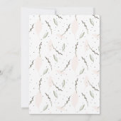 ブルーミングファースト誕生日招待状 招待状 (裏面)