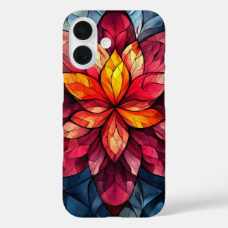 ブルーミングフラクタル iPhone 16ケース