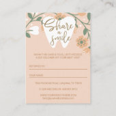 ブルーミングフローラ共有スマイル歯科紹介 名刺 (裏面)