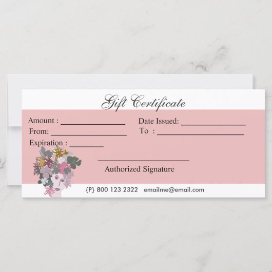 ブルーミングフローラ女神女性顔フローラブーケ (正面)