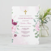 ブルーミングフローラ宗教招待状 招待状 (スタンド正面)