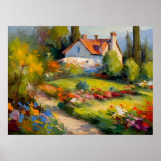 ブルーミングヘイブン：家と庭の喜び ポスター