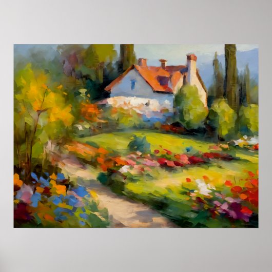 ブルーミングヘイブン：家と庭の喜び ポスター (正面)