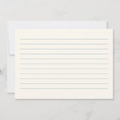 ブルーミングボタニカルブライダルシャワーレシピカード シーズンカード (裏面)