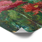 ブルーミングポピー – Olga Wisinger-Florian ポスター (角)