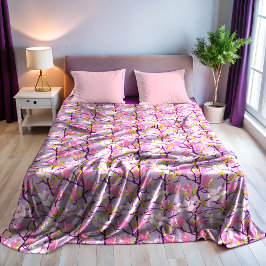 ブルーミングマグノリアフリースブランケット フリースブランケット