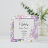 ブルーミングライラックハッピーイースターホリデーカード シーズンカード (スタンド正面)