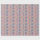 ブルーミングラブ愛情バレンタインラッピング紙 ラッピングペーパー (フラット)