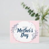 ブルーミングラブ：母の日フローラカードデザイン ポストカード (スタンド正面)