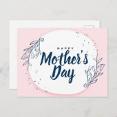 ブルーミングラブ：母の日フローラカードデザイン ポストカード (正面/裏面)