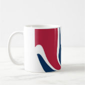 ブルーミングレッドハクナマタタタイトギフトデザイン コーヒーマグカップ (左)