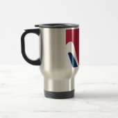 ブルーミングレッドハクナマタタタイトギフトデザイン トラベルマグ (左)