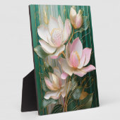 ブルーミング壁日本の紙マグノリアアート フォトプラーク (側面)