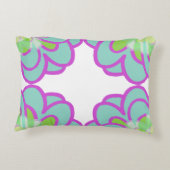 ブルーミング多肉類装飾用クッション アクセントクッション (裏面)