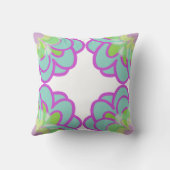 ブルーミング多肉類装飾用クッション クッション (裏面)