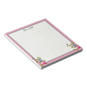 ブルーミング思考:花並みメモ帳 ノートパッド (アングル)