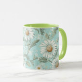 ブルーミング愛 – 母の日のフローラマグカップ マグカップ (正面右)