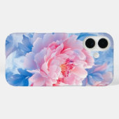 ブルーミング抽象芸術水彩牡丹 Case-Mate iPhoneケース (裏面 (横))