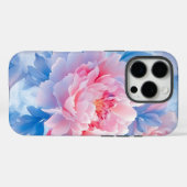 ブルーミング抽象芸術水彩牡丹 Case-Mate iPhoneケース (裏面 (横))