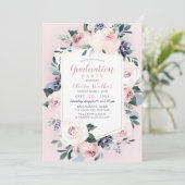 ブルーミング植物性赤面フローラ卒業会 招待状 (スタンド正面)