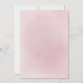 ブルーミング植物性赤面フローラ卒業会 招待状 (裏面)